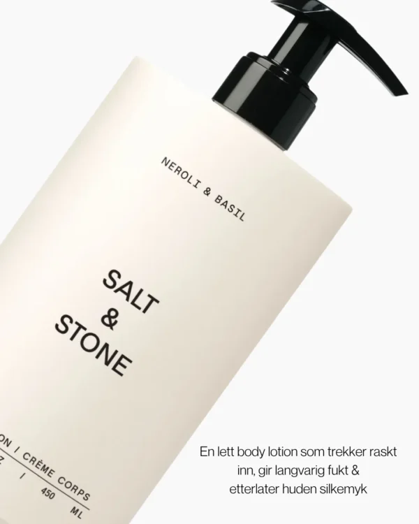 Salt & Stone Body Lotion Neroli & Basil 450 ml – bilde 3