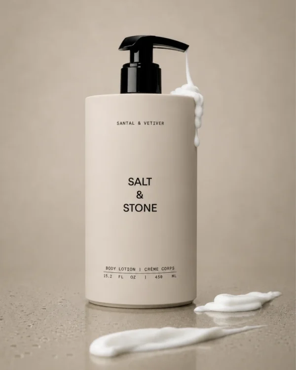 Salt & Stone Body Lotion Santal & Vetiver 450 ml – bilde 2