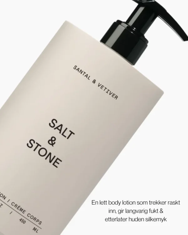 Salt & Stone Body Lotion Santal & Vetiver 450 ml – bilde 3
