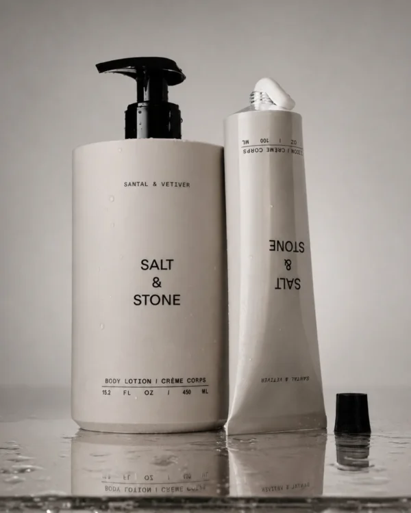 Salt & Stone Body Lotion Santal & Vetiver 450 ml – bilde 4