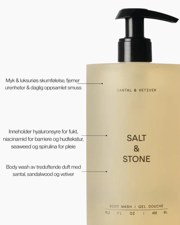 Salt & Stone Santal & Vetiver Body Wash – bilde 5