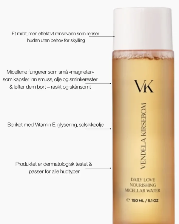 Vendela Kirsebom Daily Love Nourishing Micellar Water – bilde 9