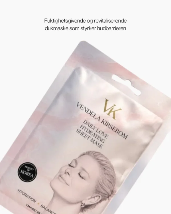 Vendela Kirsebom Daily Love Hydrating Sheet Mask – bilde 3