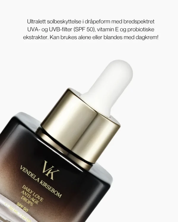 Vendela Kirsebom Daily Love Anti-Age Drops SPF50 – bilde 3